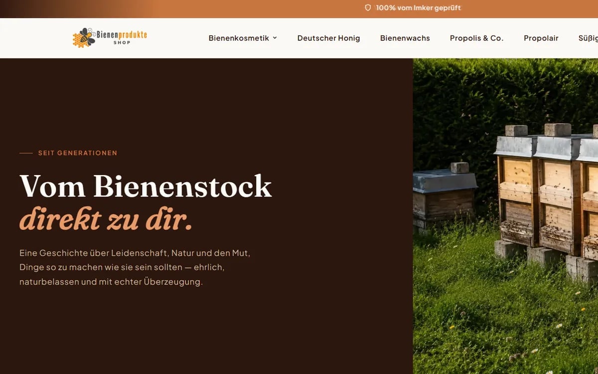 Bienenprodukte Shop Über uns