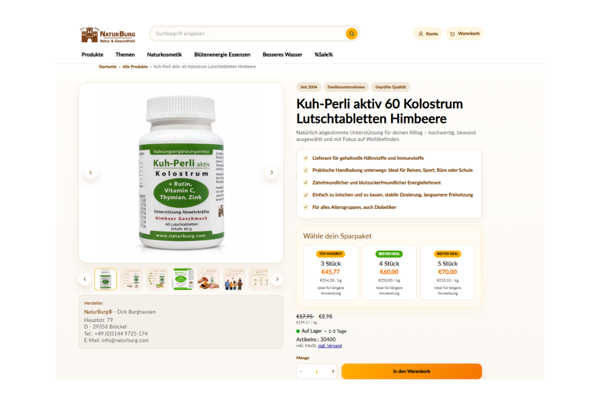NaturBurg nachher